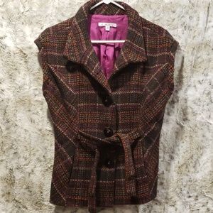 CAbi brown button up vest - style 691 - size M